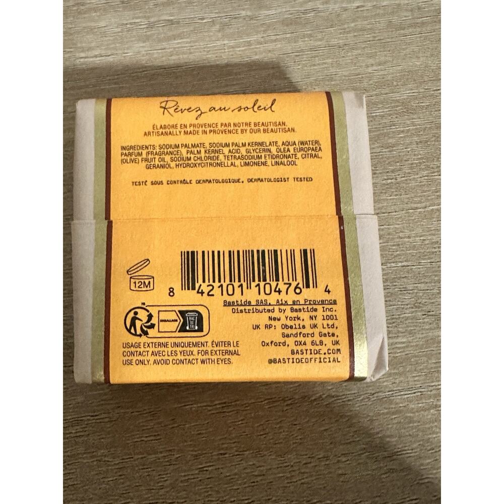 Bastide Savon de Provence Soap Lot of 3 50g Fig & Orange Blossom NEW - Picture 5 of 5